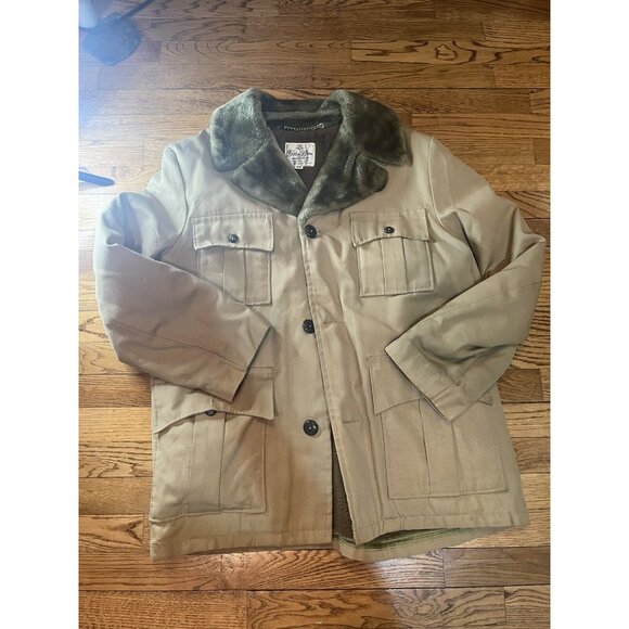 VTG 60s- 70s Glen Brae Thicker Faux Fur Men's 44 Jacket(Medium/Large) (No Belt)